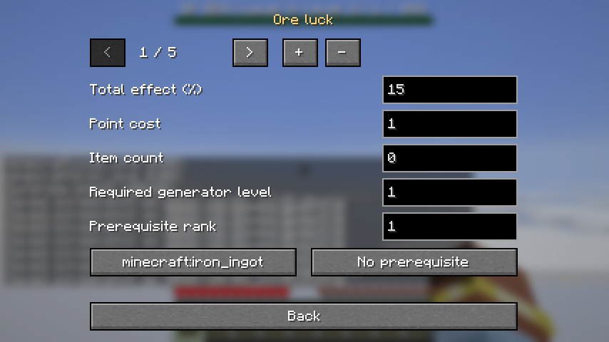 In-game rank and price editor